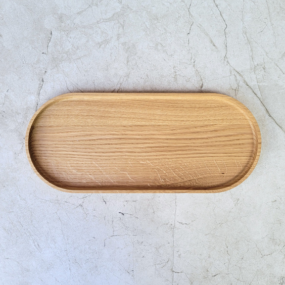 Oak serving tray 350x150x15 mm