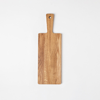 Oak cutting board with handle 359x130x20 mm