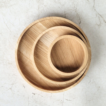 Oak snack bowl dia150x30mm