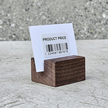 Wooden mini postcard stand 34 mm