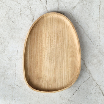 Oak deco tray STONE 250x180x15mm