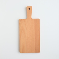 Beech cutting board with handle  340x150x9 mm