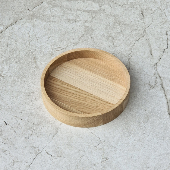 Oak snack bowl dia150x30mm