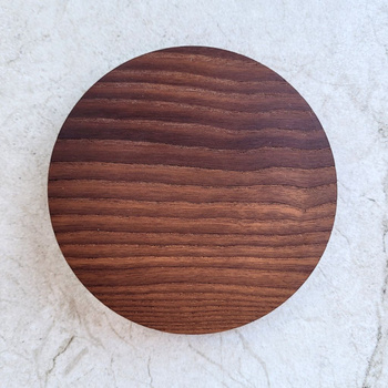 Thermoash wood coaster ∅100 mm (set of 4 pcs )