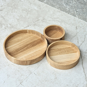 Oak snack bowl dia150x30mm