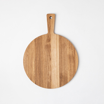 Oak cutting board with handle  395x290x20 mm