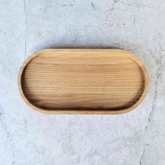 Budget Oak mini deco tray 200x100x15 mm