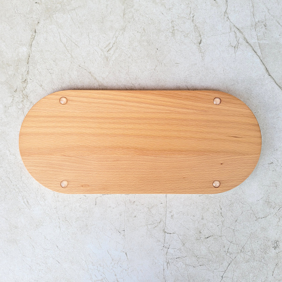 Beech serving tray 350x150x15 mm