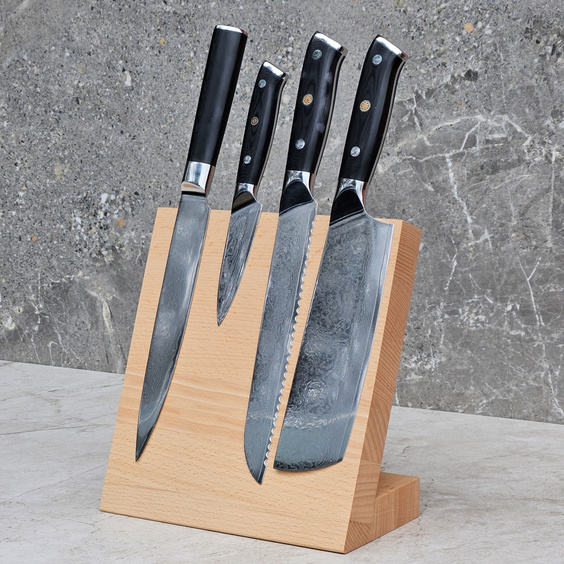 Beech knive block (4 knives) 