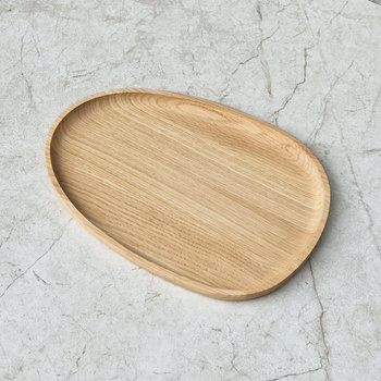 Oak deco tray STONE 250x180x15mm