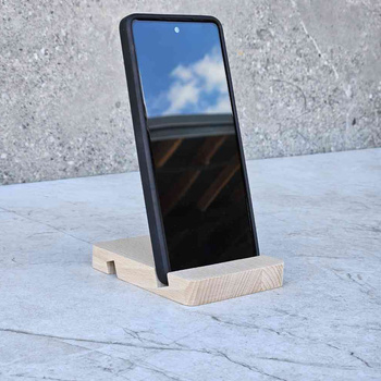 Beech phone stand 100x80x15mm