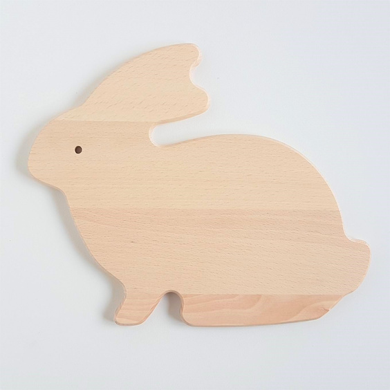 Beech board bunny shaped 250x210x9 mm