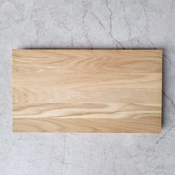 Oak cutting board with oblique sides 450x250x15mm