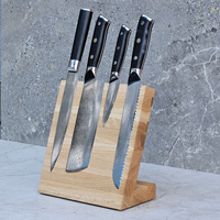 Oak knive block (4 knives)