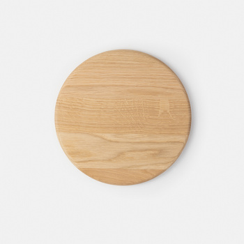 Oak cutting board AYA ∅220 mm