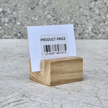 Wooden mini postcard stand 34 mm