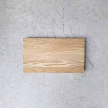 Oak cutting board with oblique sides 220x140x10mm