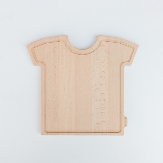 Beech board T-shirt shaped 250x280x9 mm