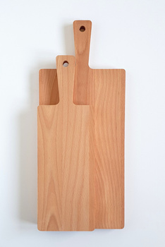 Beech cutting board with handle  480x200x20 mm